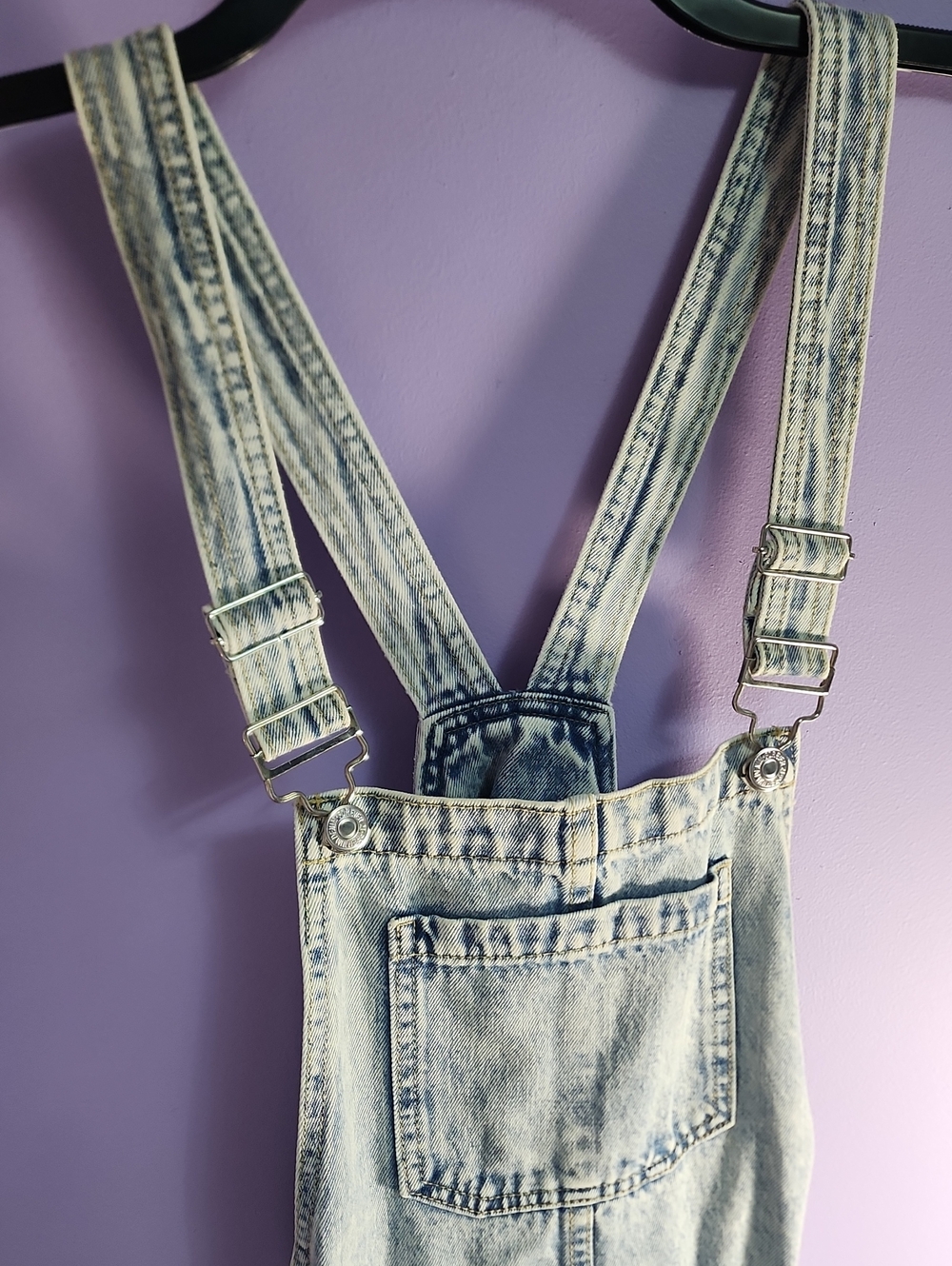 Forever 21 Light Blue Overalls Dress